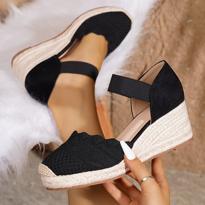 AirStep™ Women’s Slip-On Knit Platform Sandals