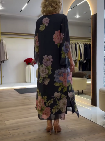 BloomLuxe™ Floral Maxi Dress