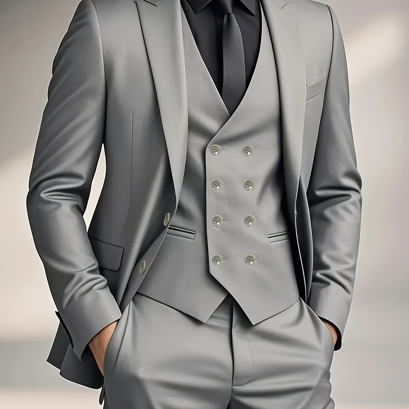 RegalForm™ | Men's 3-Piece Classic Suit Set