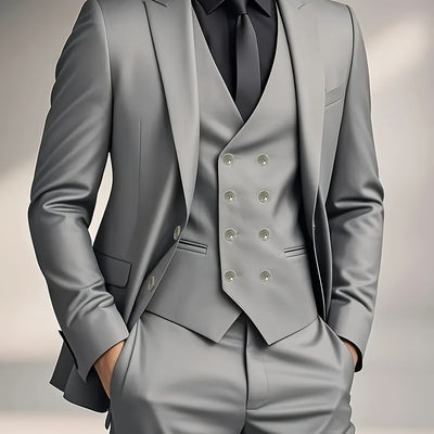 RegalForm™ | Men's 3-Piece Classic Suit Set