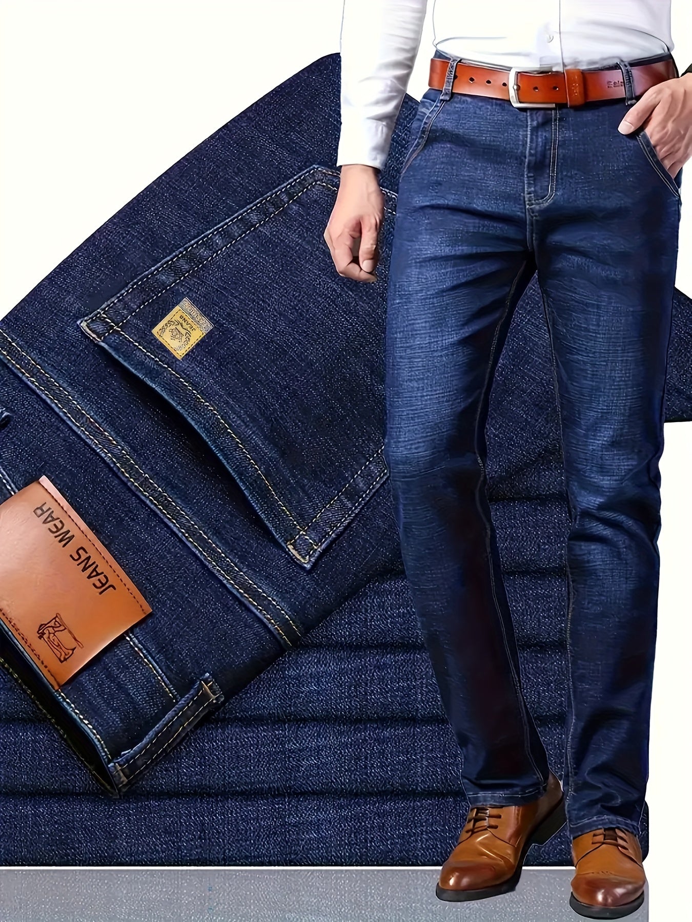 FlexEase™ Plus-Size Straight-Leg Pants