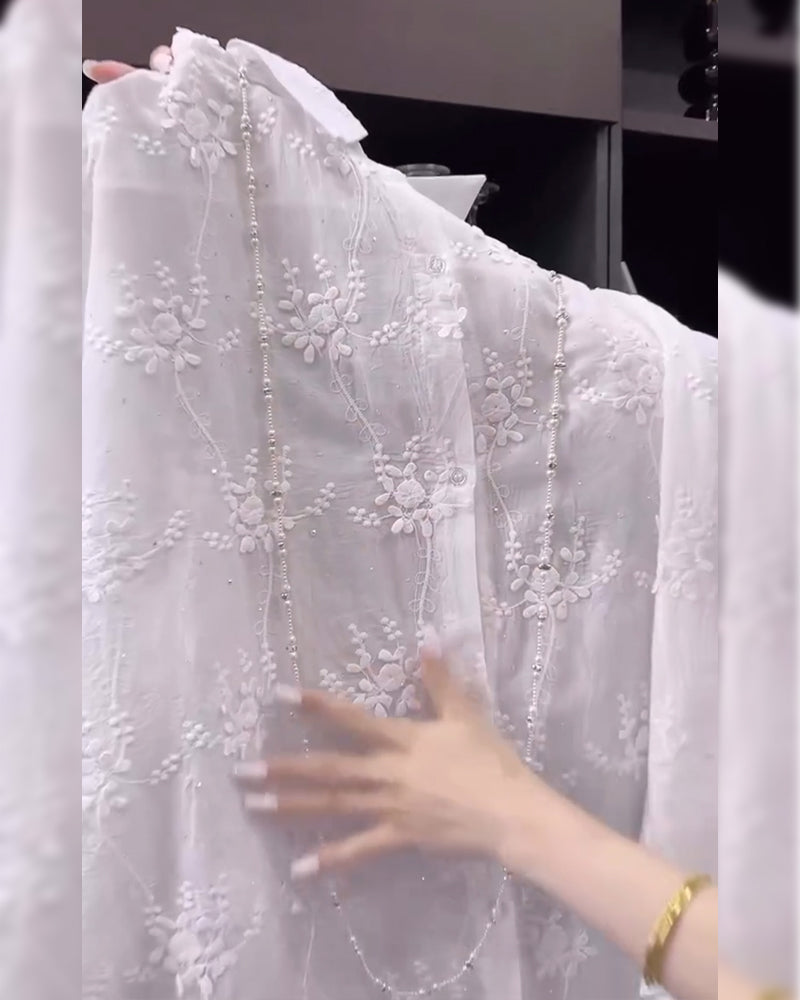 Aureva™ | Embroidered Relax Fit Shirt