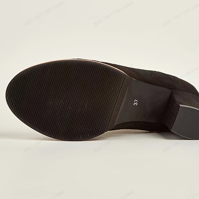 OxfordCharm™ Women’s Retro British Lace-Up Heels