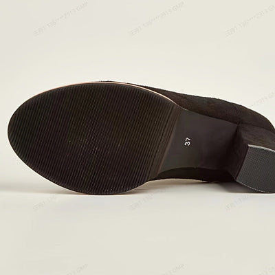 OxfordCharm™ Women’s Retro British Lace-Up Heels