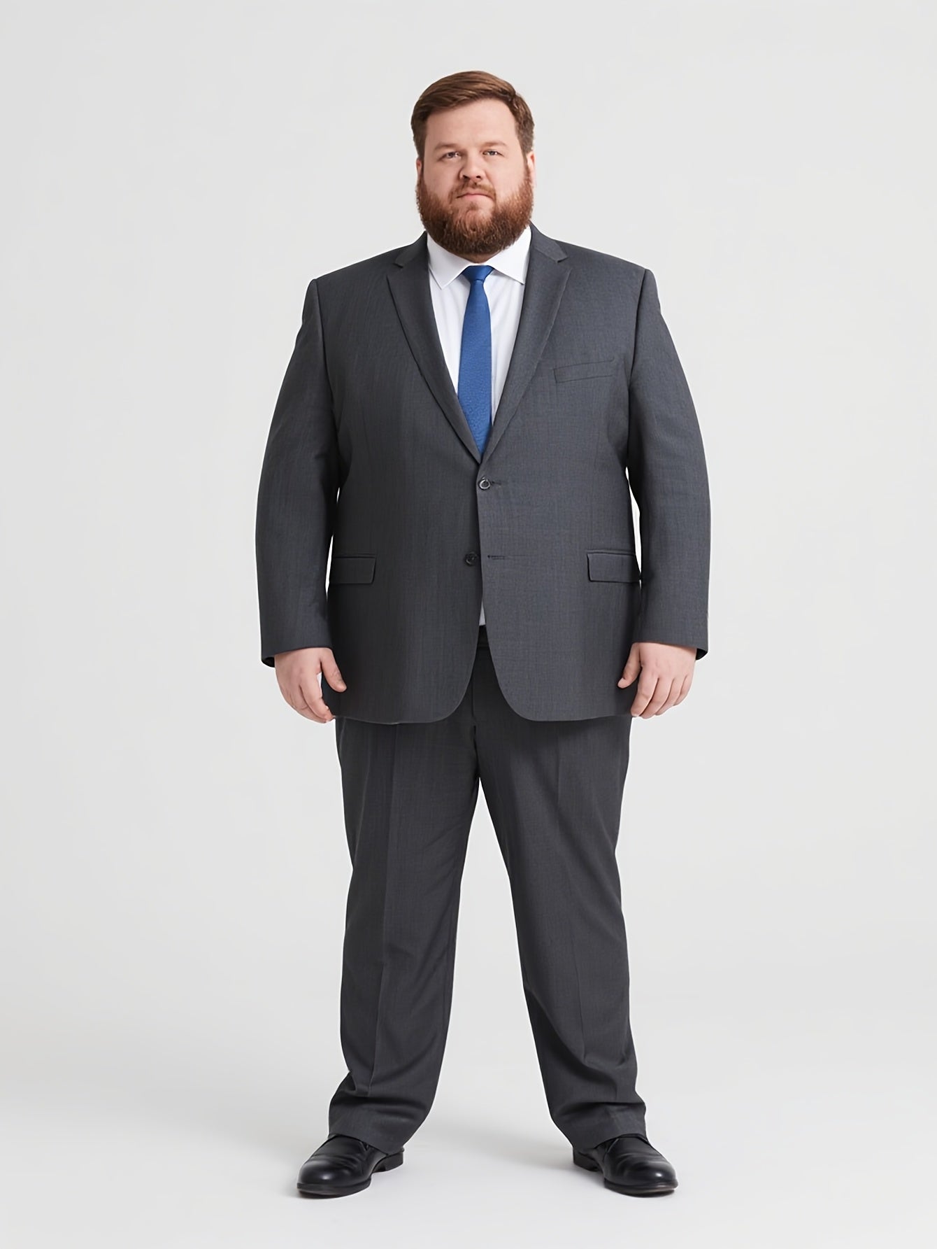 GrandeurForm™ Plus-Size 2-Piece Business Suit