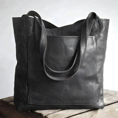 Opal - Stylish Multi-Pocket PU Leather Tote Bag