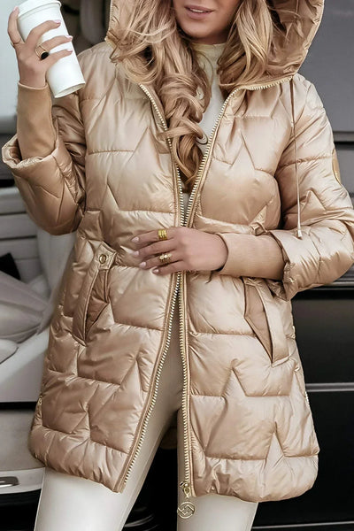 Savrani™ | Elegant Padded Winter Coat with Hood