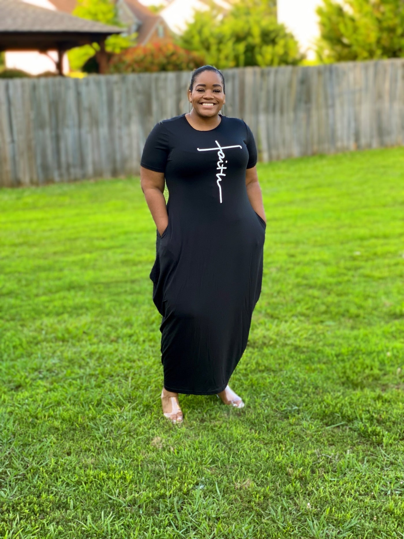 GraceLoom™ – Elegant Faith Dress