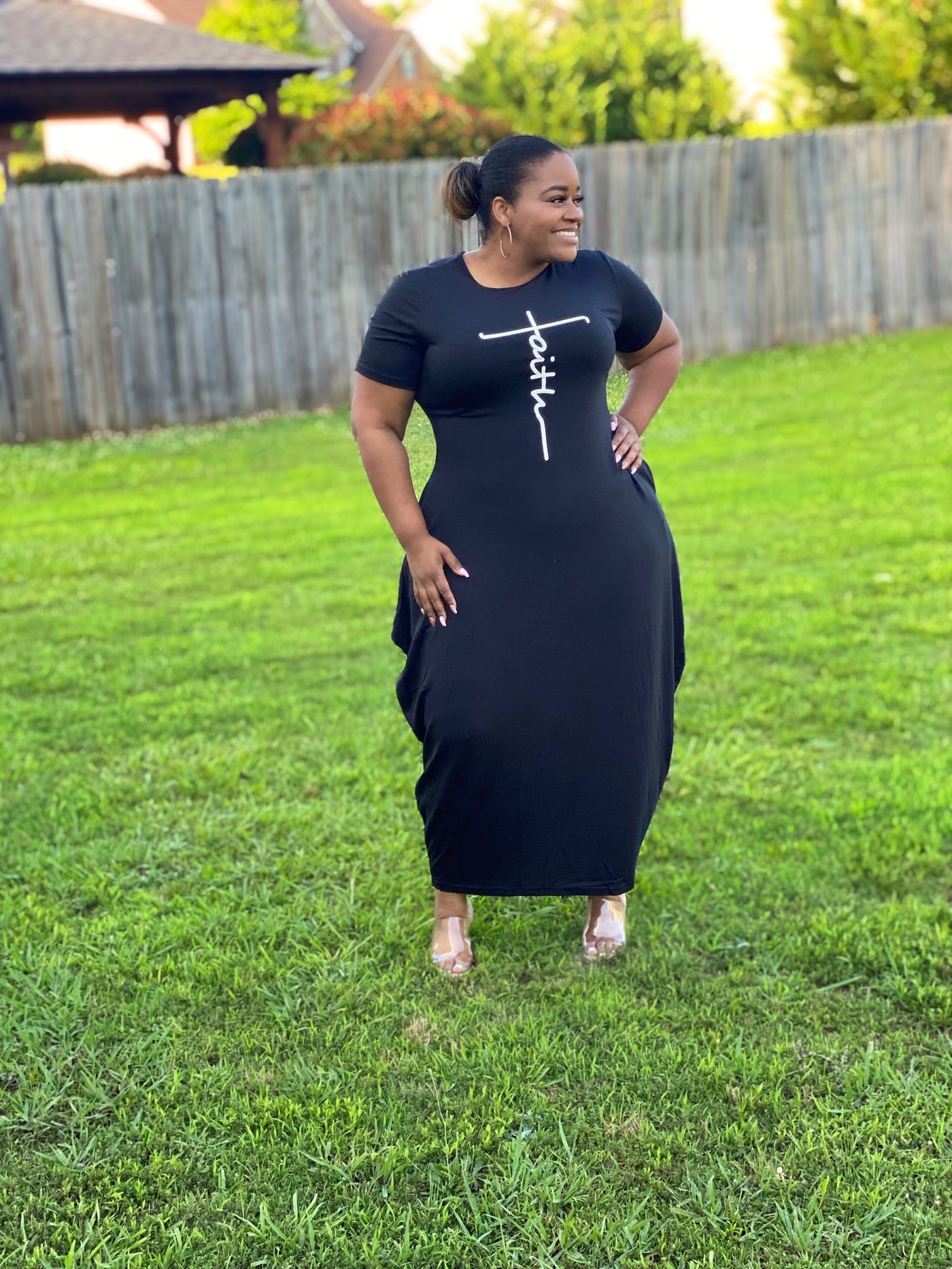 GraceLoom™ – Elegant Faith Dress
