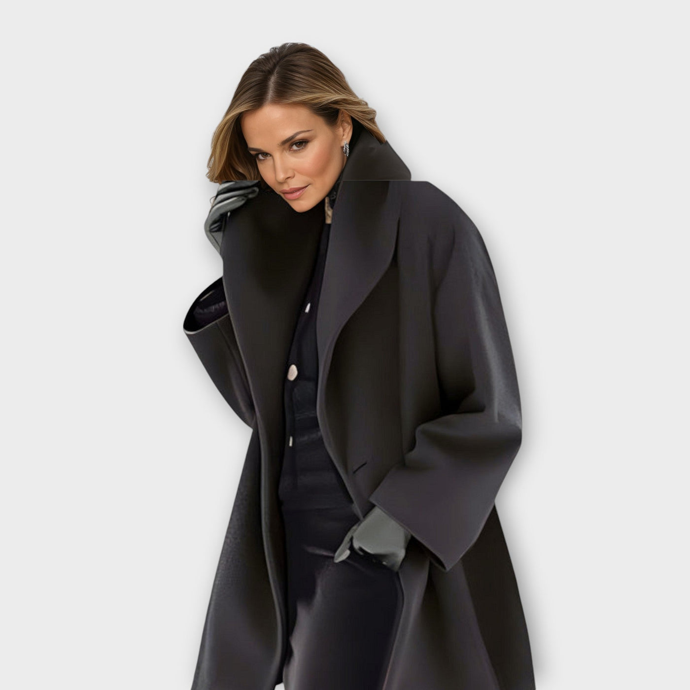 Maison Valmont™ Elegant Wool Overcoat