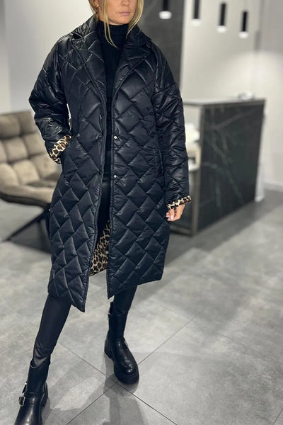 Maison Valmont™ Elegant Leopard Wool Coat