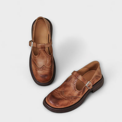 Jacqueline | Leather Mary Janes
