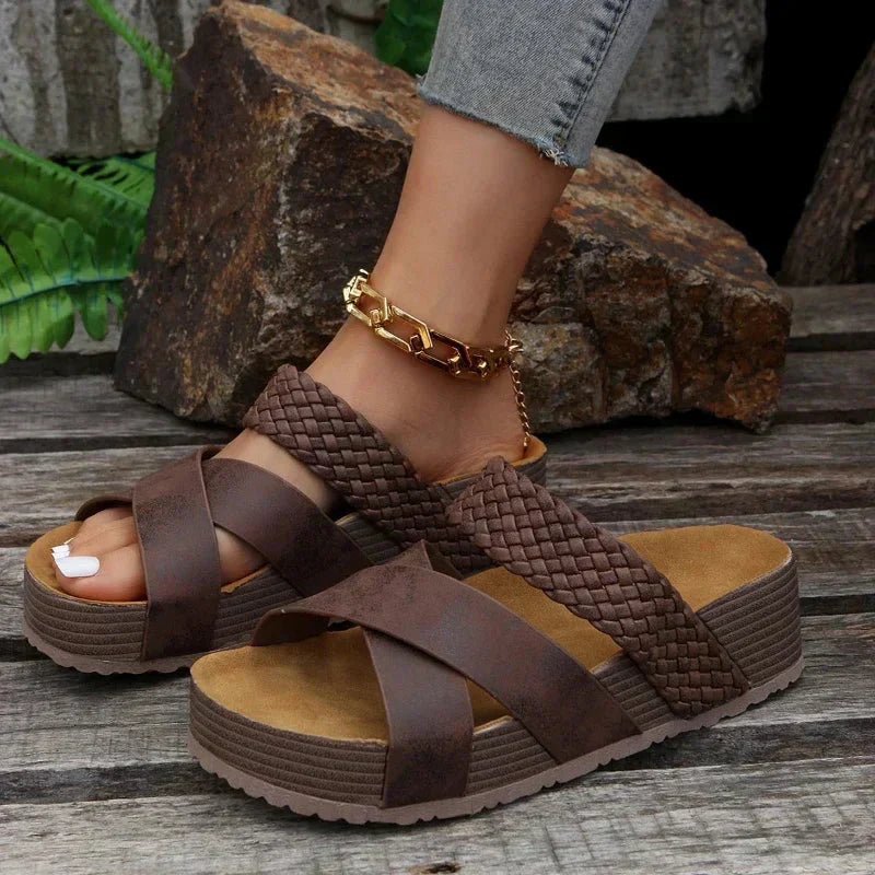 Althea - Non-slip Platform Sole Orthopedic Sandals