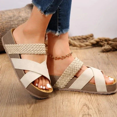 Althea - Non-slip Platform Sole Orthopedic Sandals