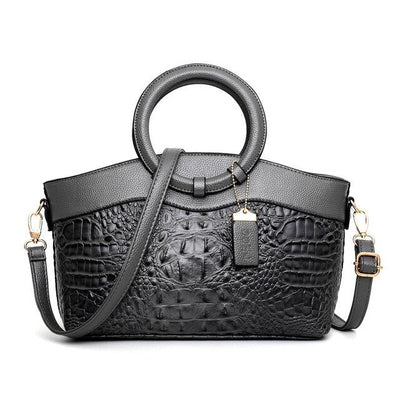 Oriana - Retro Gradient Crocodile Handbag