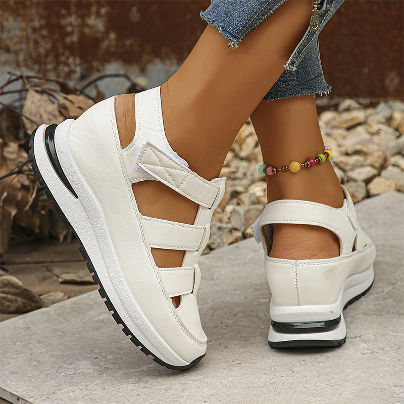 Larkin - Closed Toe Platform Orthopedic Sandals