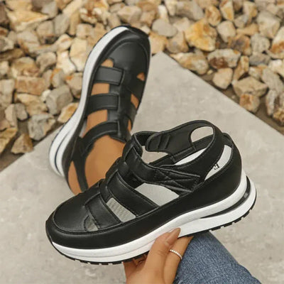 Larkin - Closed Toe Platform Orthopedic Sandals