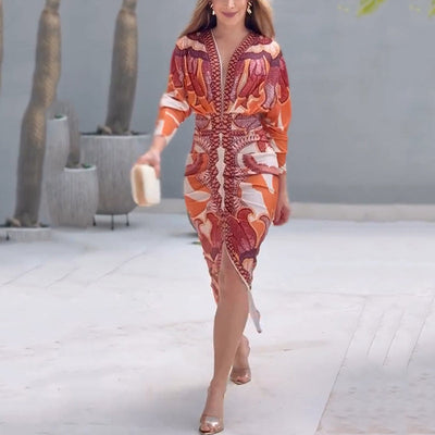 Blysse™ Luxe V-Neck Silhouette Dress