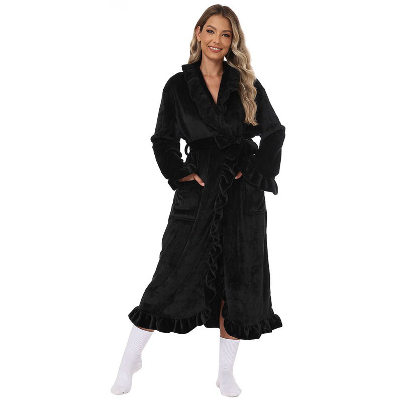 FluffEase™ Women’s Soft Bathrobe