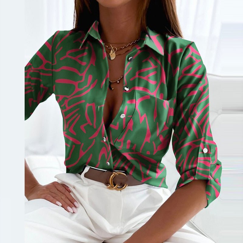 Sienna | Elegant Blouse with Lapel Collar